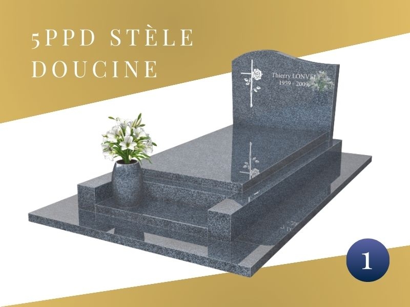 1- 5PPD stèle doucine