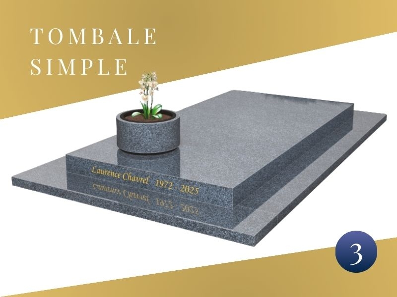 3- Tombale simple
