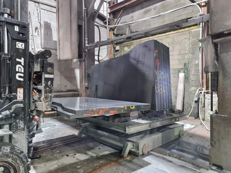 Découpe des tranches