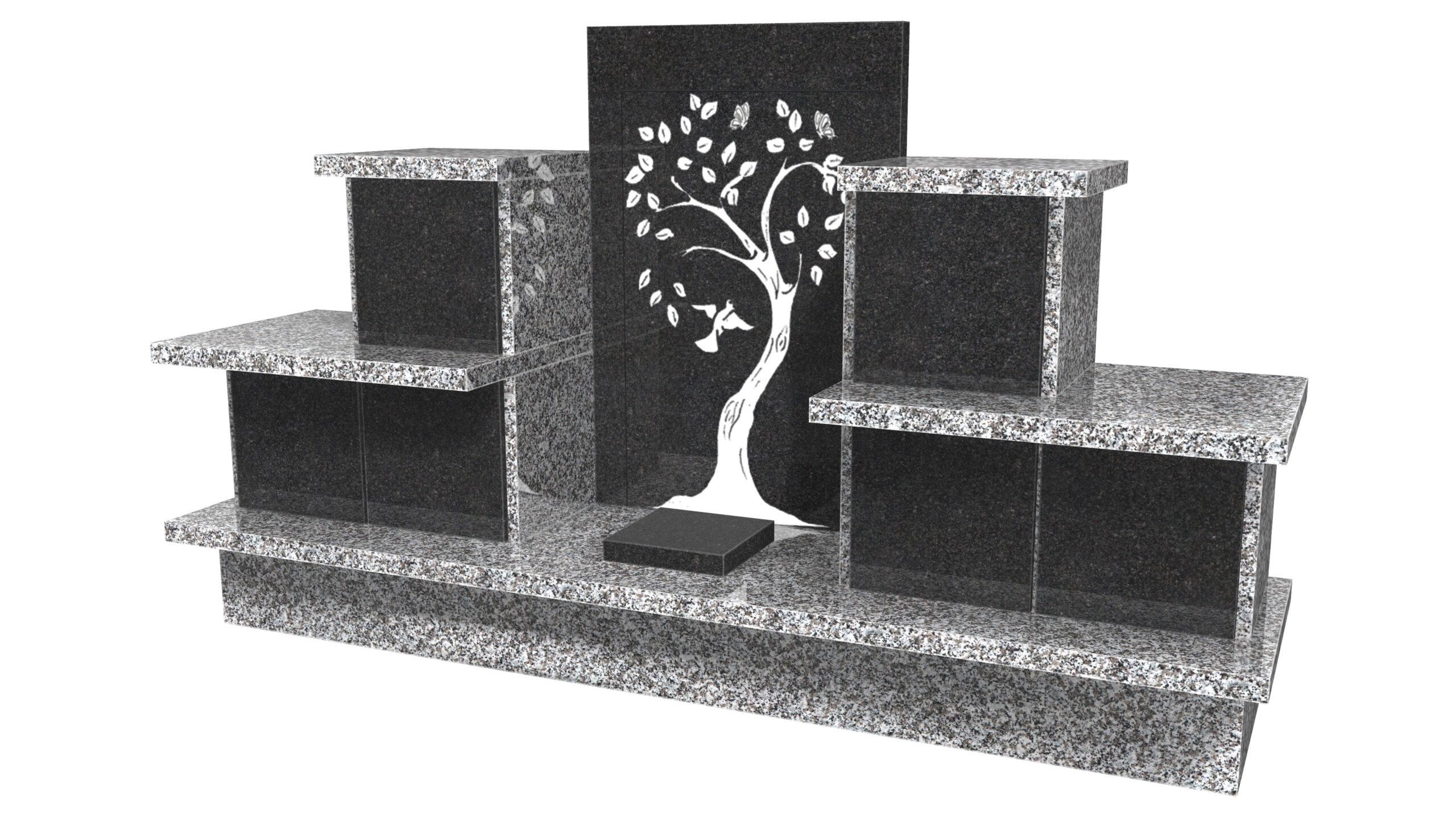 Ici, retrouvez tous nos columbariums, avec différentes capacités et différents styles. Les capacités disponibles vont de 3 à 16 et les styles sont multiples et variés.