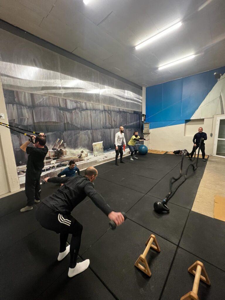 salle de sport du personnel