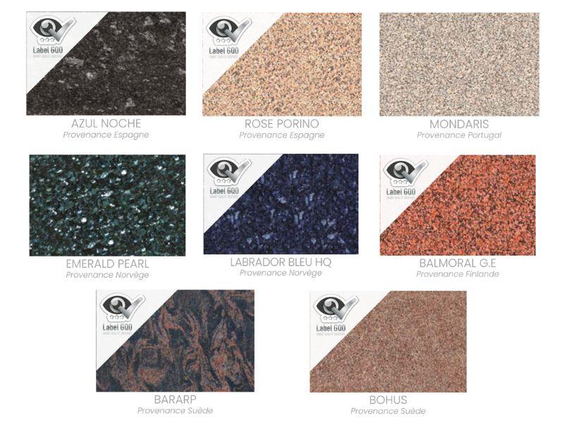 granits provenance europe
