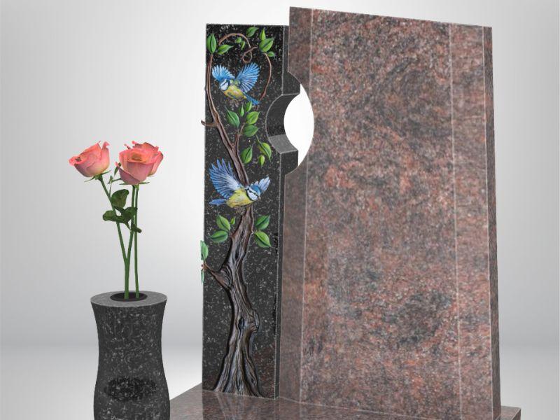 monument prisma gravure en relief