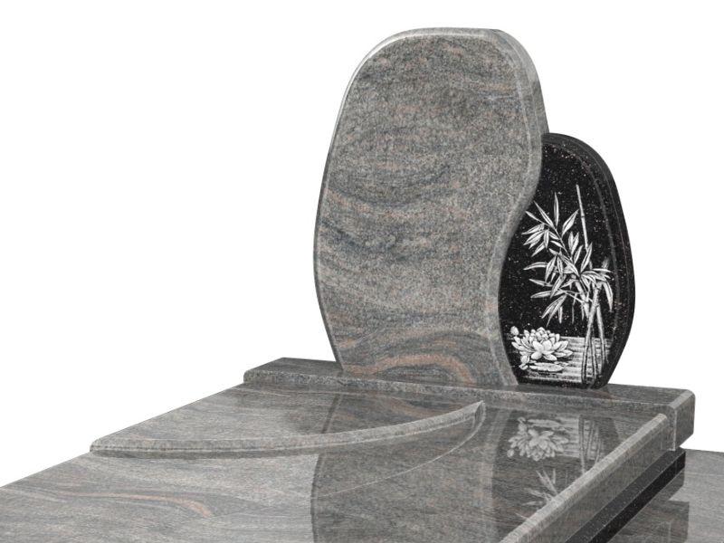 Stèle en forme de galet