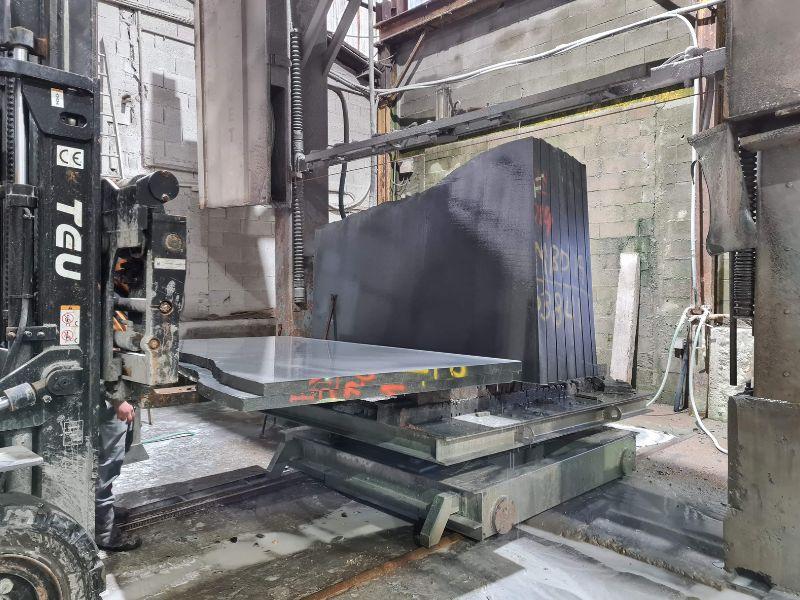 Découpe des tranches