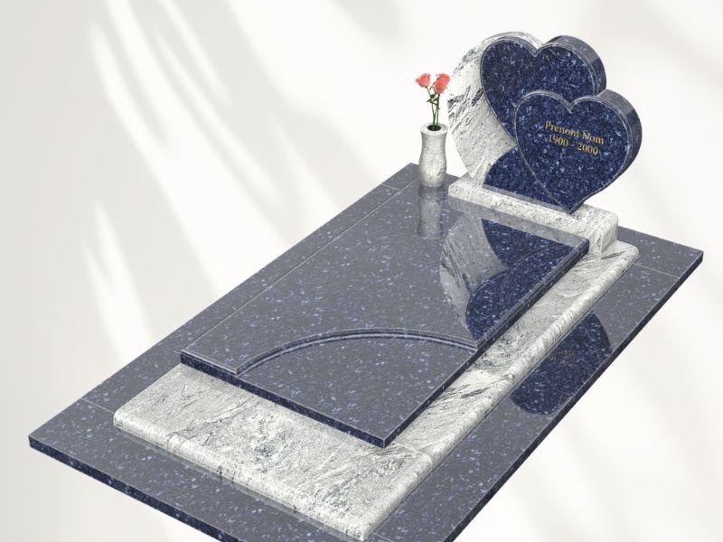 Symbiose sur tombale déportée