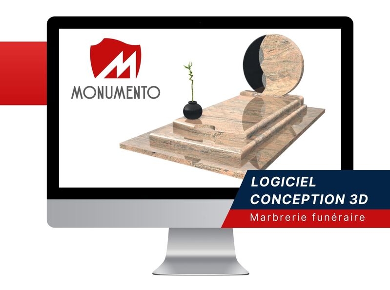Logiciel conception 3D monuments funéraires