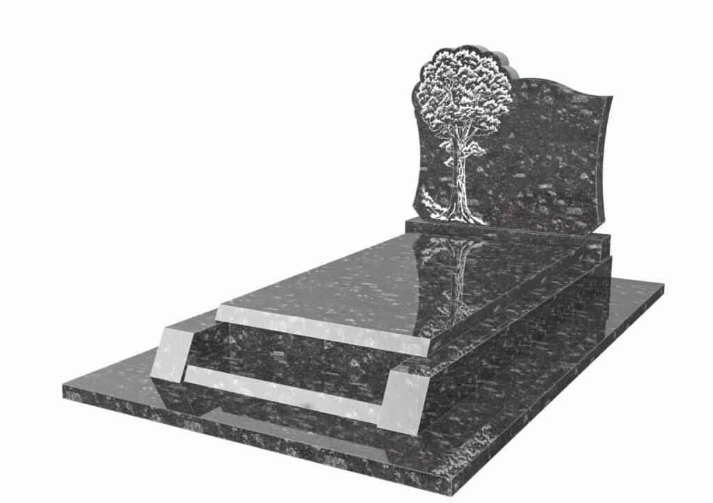 monument funéraire arbre de vie gravure sur stèle