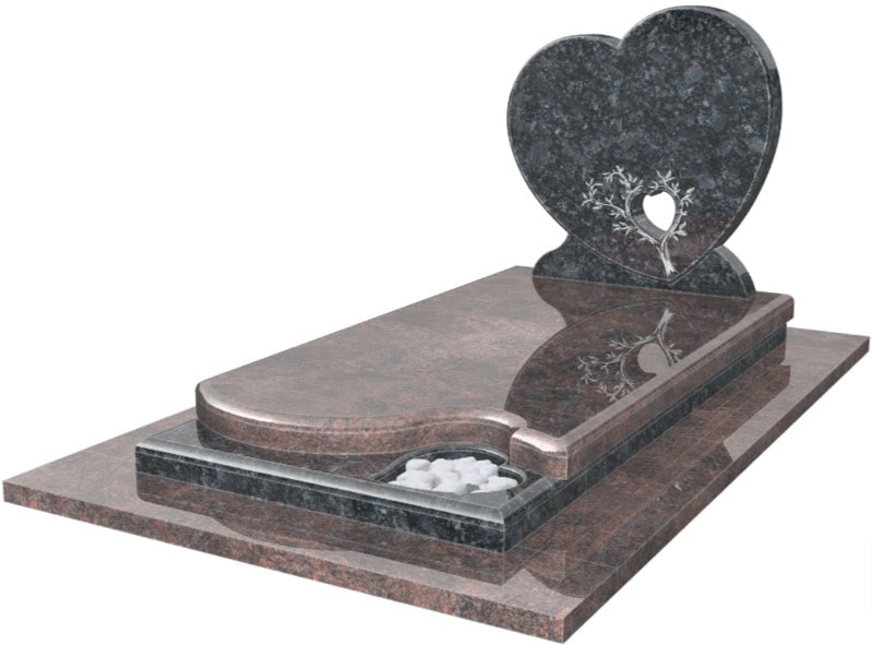 Rubia simplicité et détail d'un monument funéraire