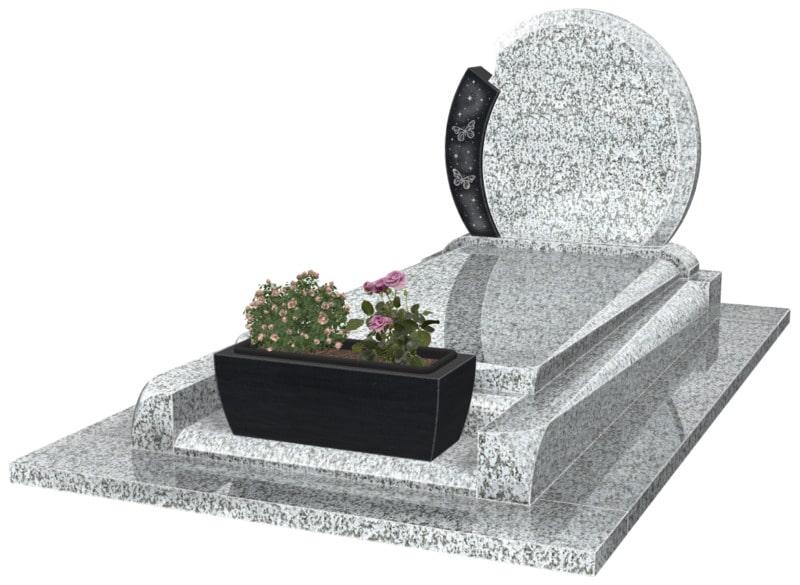 modèles de pierre tombale avec une jardinière