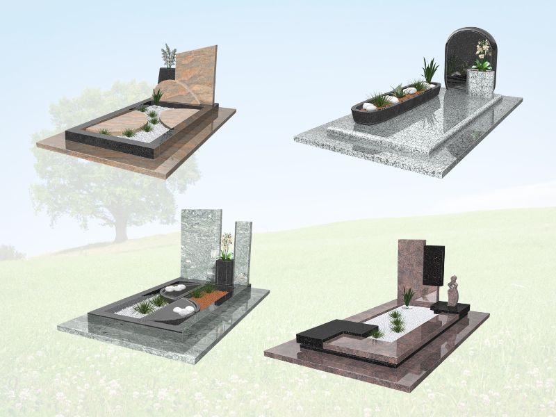 Collection de monuments funéraires nature