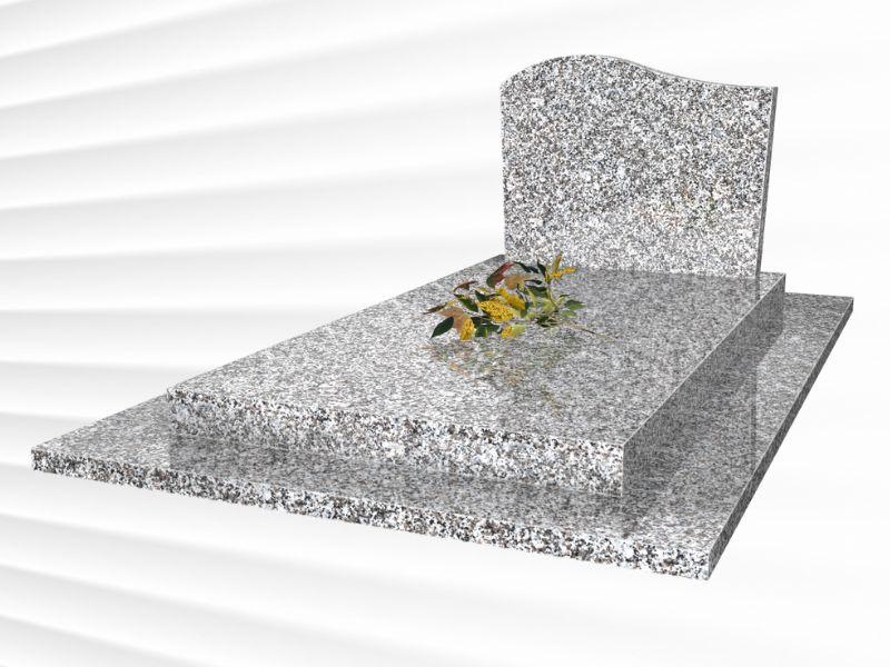 tombale stèle doucine fabrication france avec granit du Tarn moyen GE