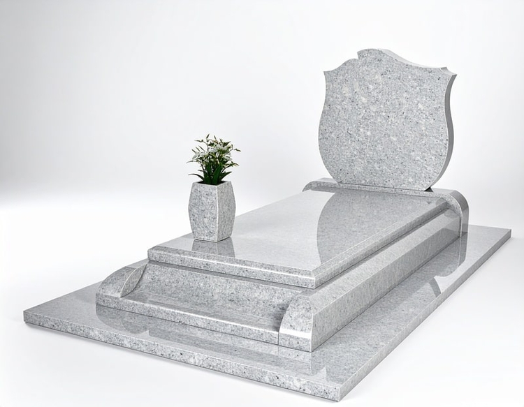 Pierre tombale simple pour un hommage sobre
