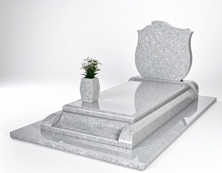 Pierre tombale simple pour un hommage sobre