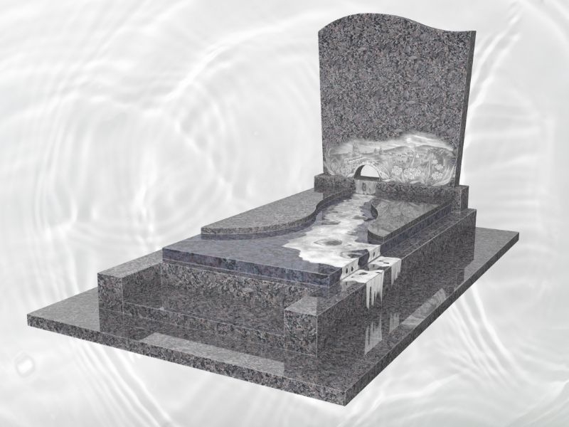 monument funéraire rivière