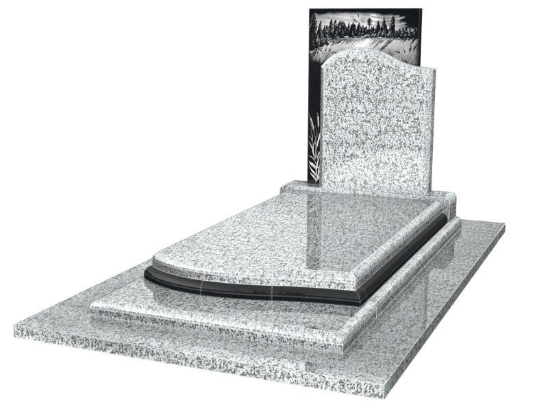 Modèle Alpilles avec granit blanc ivoire et Indian absolute black