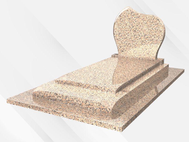 Monument funéraire en granit rose Porino