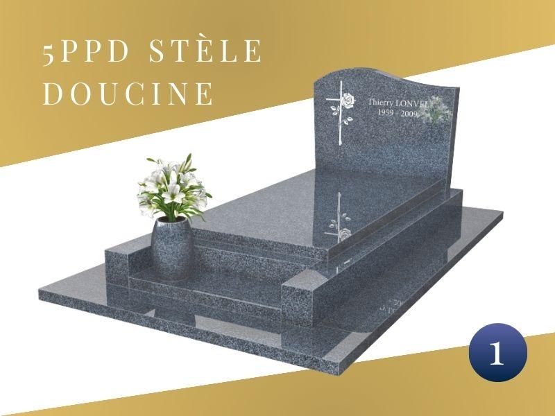 1- 5PPD stèle doucine