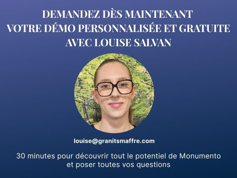 démo gratuite et personnalisée avec Louise Salvan - email