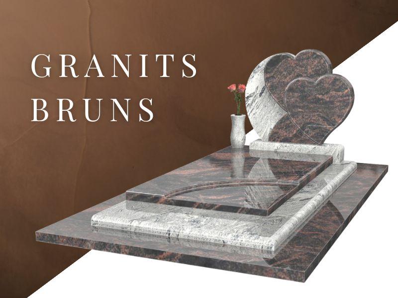 granits bruns pour monuments funéraires