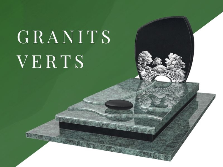 granits verts pour monuments funéraires