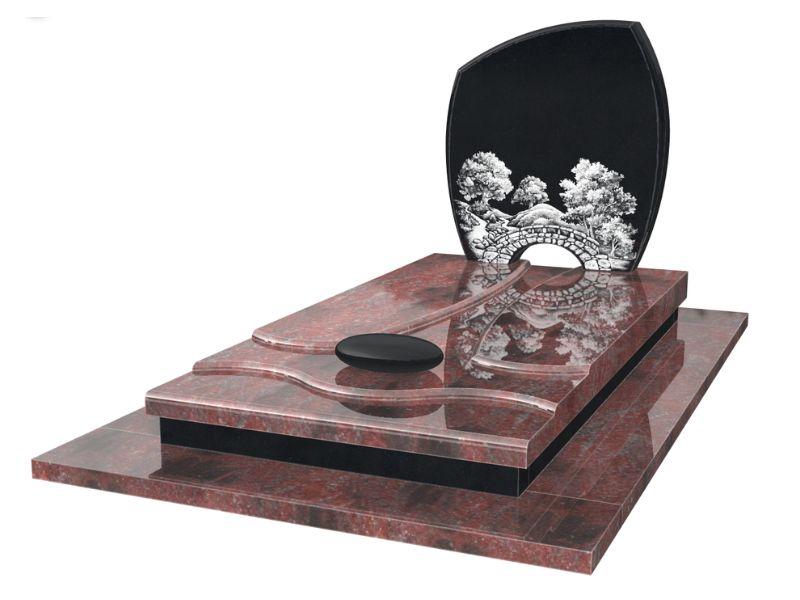 Modèle Délora avec granit rouge