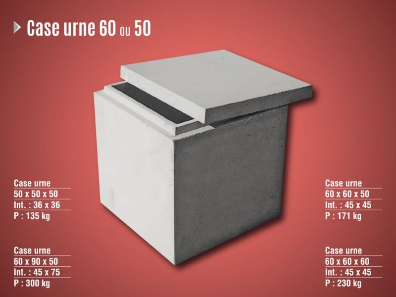Case urne 60 ou 50