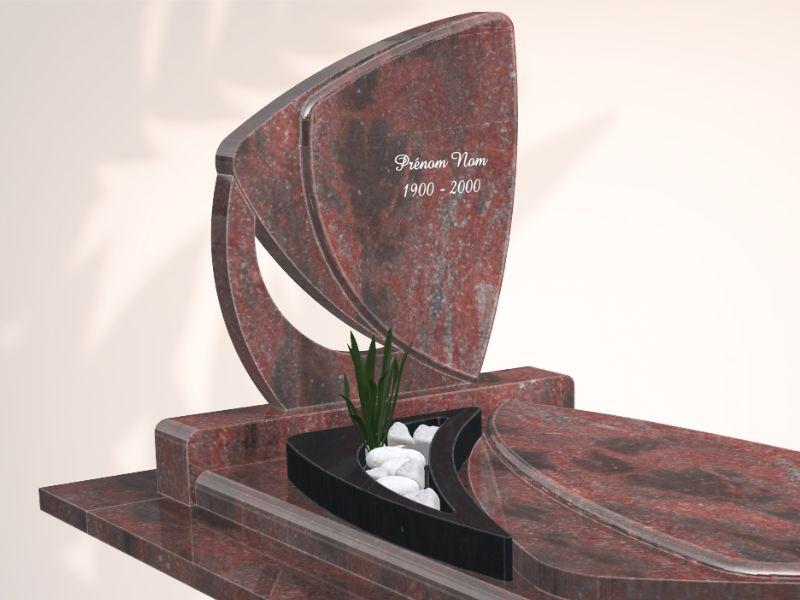 Stèle du modèle Miroir avec son jeu de superposition