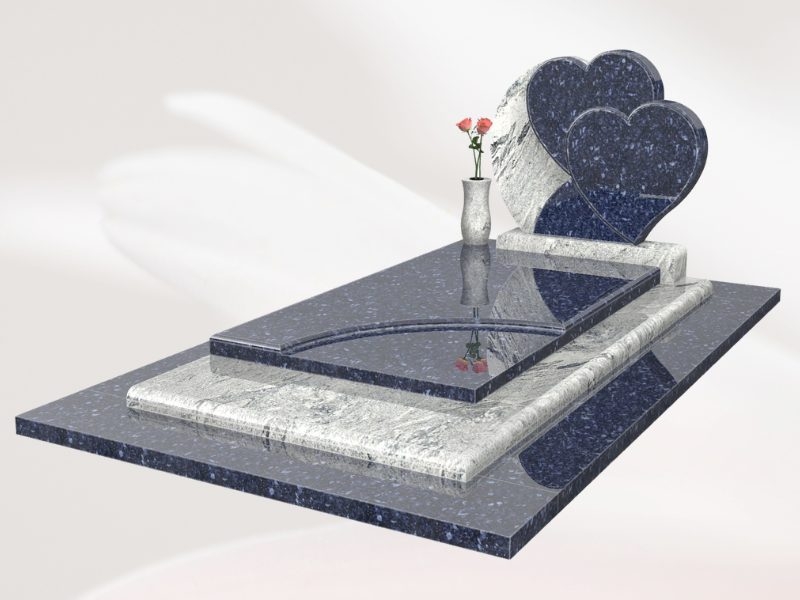 Forme de coeur pour accessoiriser un monument