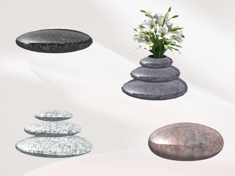 Galets en granit pour personnaliser un monument