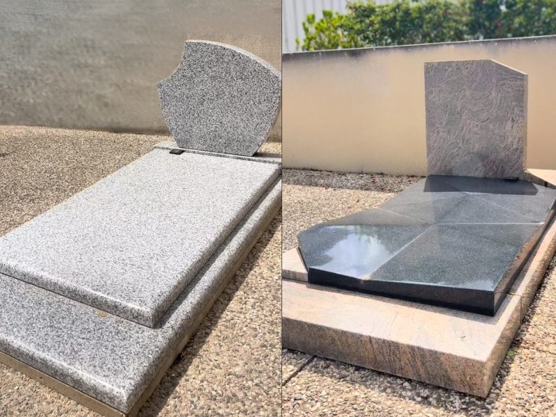 Les monuments funéraires d'exposition