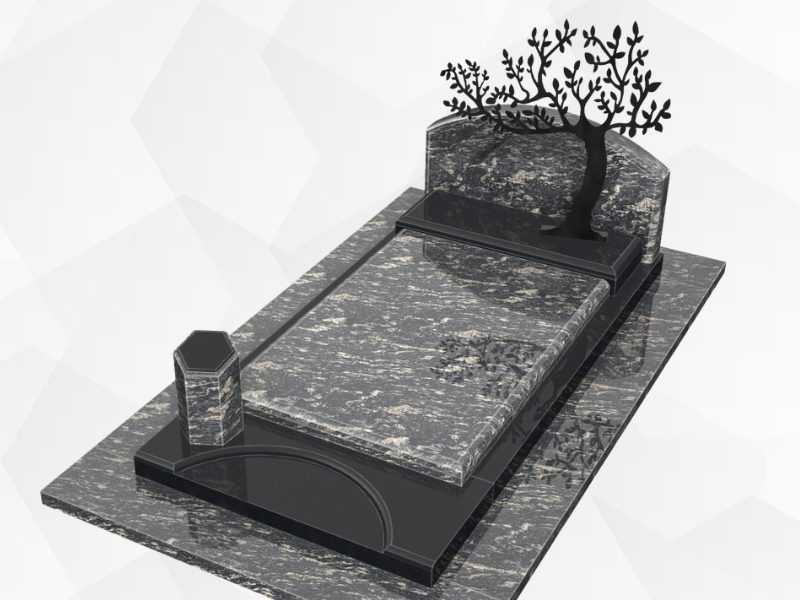 Monument bicolore aux lignes épurées - Tavéli