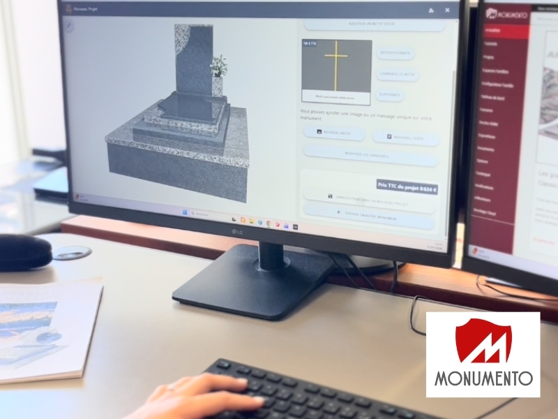 Monumento pour accompagner les professionnels du funéraire avec un outil performant